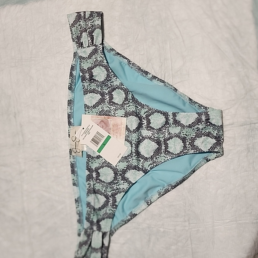 175. Jessica Simpson Animal Print Bikini Bottom/Size L